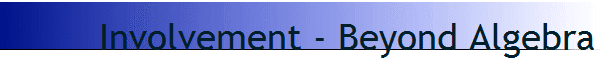 Involvement - Beyond Algebra
